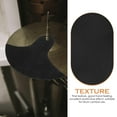 thumbnail image 3 of HEALEEP 2Pcs Black Drum Cymbal Pad Set Rubber Mute Pads Lightweight Compact and Easy to Store, 3 of 5