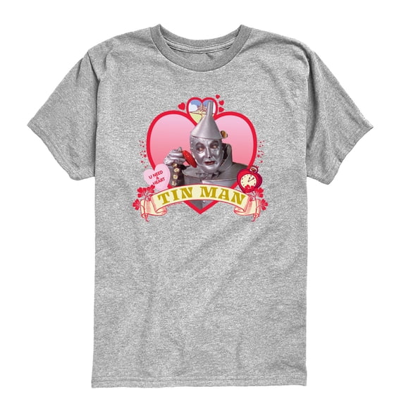 Wizard of Oz - Heart Tin Man - Toddler Boys Short Sleeve Graphic T-Shirt