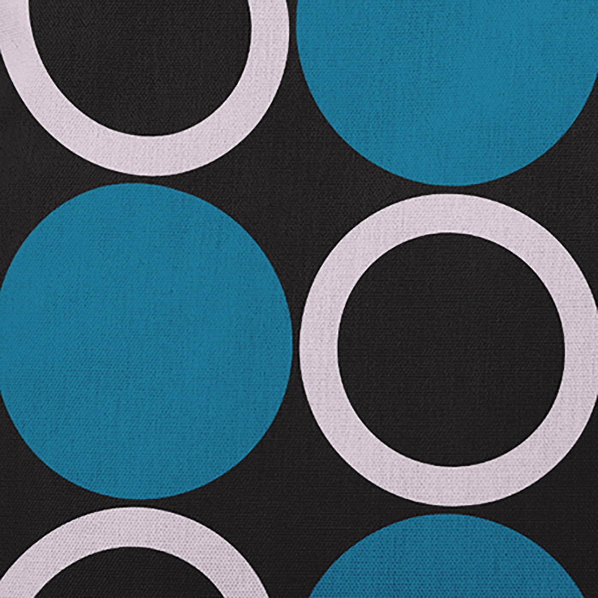 16" x 16" Simply Daisy Mod Circles Polyester Accent Pillow, Unreal Teal Qty 1