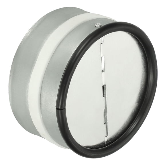 Uxcell 4 inch Backdraft Damper Shutter, 1 Pcs Inline Fan Vent Deflector Spring Loaded Blocker Backflow Preventer, for Retrofitting Ducting Preventing Unwanted Drafts in Metal Ducts