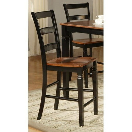 Standard Furniture Brentwood Bar Stool in Honey and Black (Set of 2)