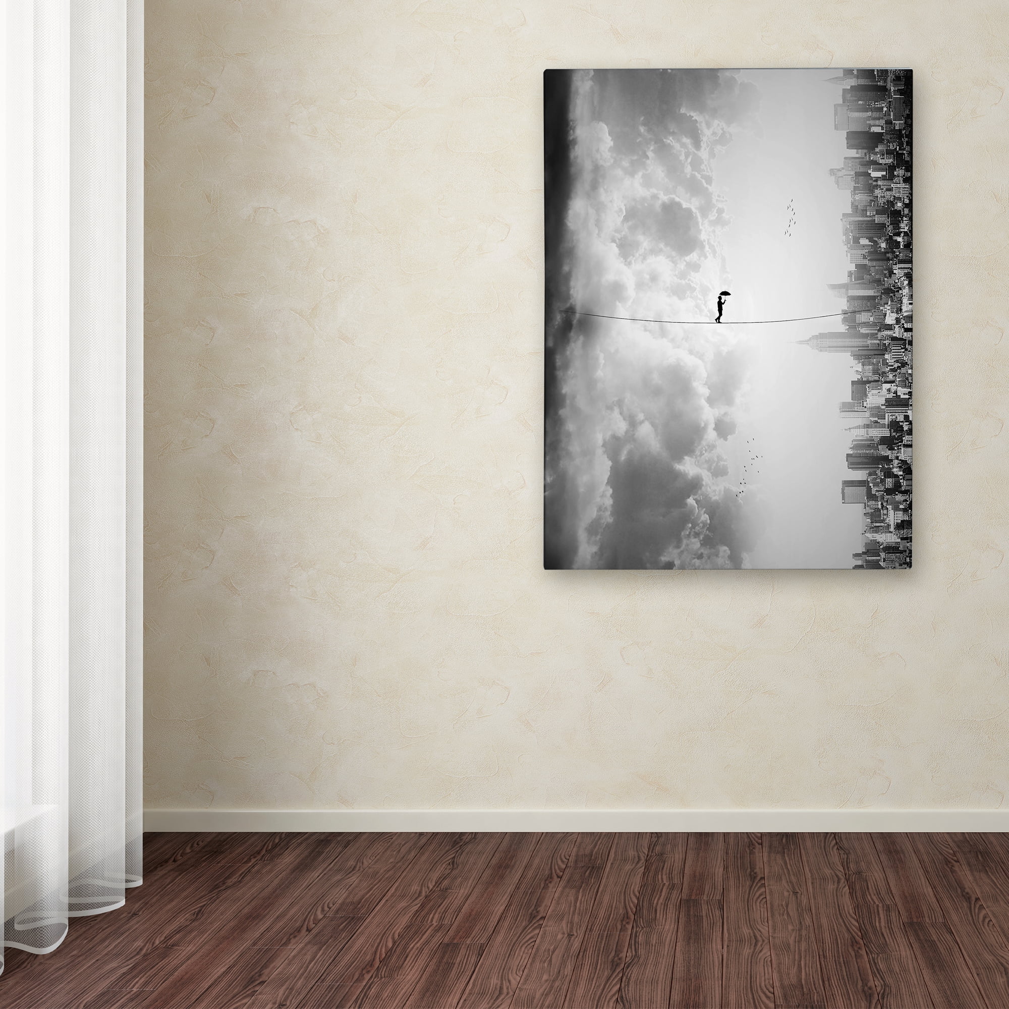 Ivan Marlianto 'Crossing' Canvas Art