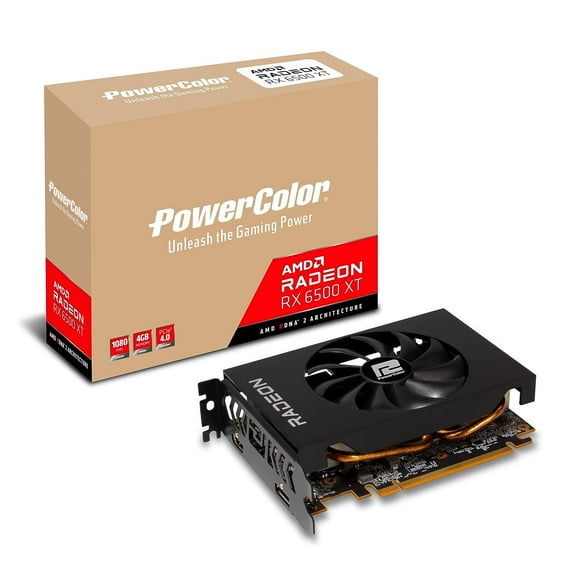 Tarjeta gráfica PowerColor AMD Radeon RX 6500 XT ITX 4GB GDDR6