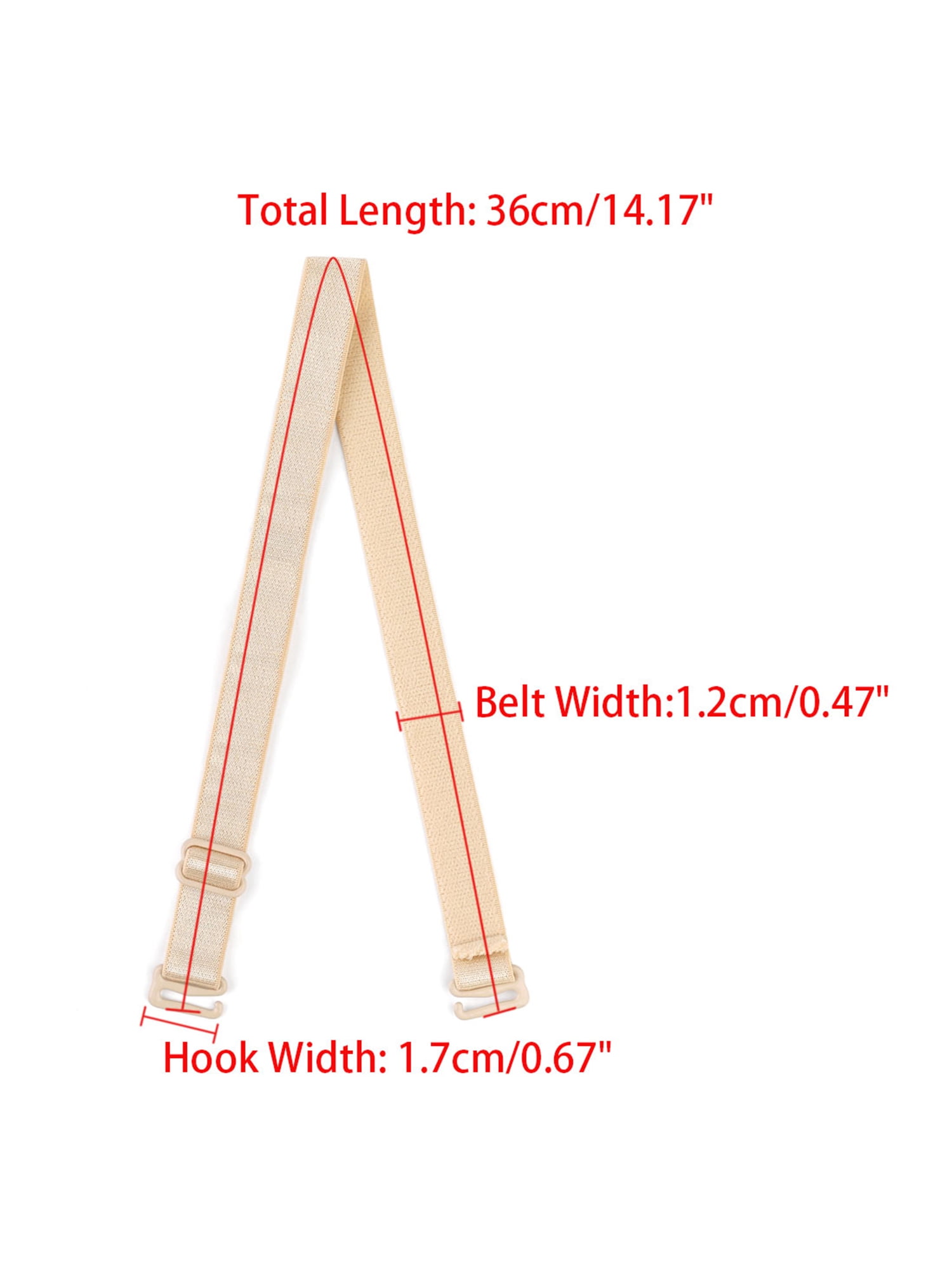 Unique Bargains Stretchable Shoulder Bra Shoulder Straps Women Elastic Bra Straps