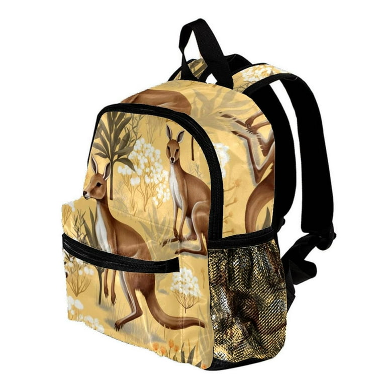 Kangaroo Backpack Laptop Compartment Dual Drink Bottle Sleeves for Teen School Bags Walmart