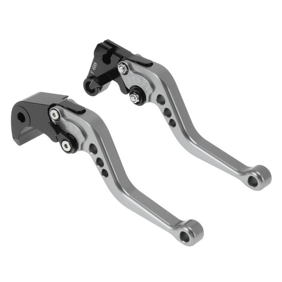 Unique Bargains Motorcycle Short Brake Clutch Lever for Yamaha R7 YZF-R7 2021-2024 2025 Aluminum Alloy Solid Gray Motorbike Handlebar Brake Lever