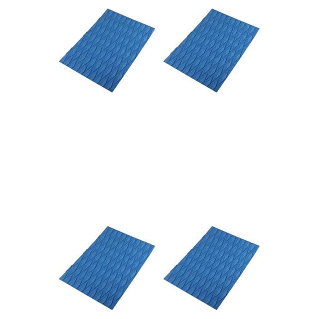 Advancent Almohadilla de tracción para surf de 2 piezas, almohadillas traseras para tabla de surf, ajuste para deportes acuáticos Azul 2Conjunto