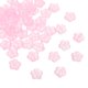 thumbnail image 1 of Cuentas de flores de vidrio aleatorias Uxcell, cuentas florales transparentes, cuentas de hibisco rosa claro, 1 of 6