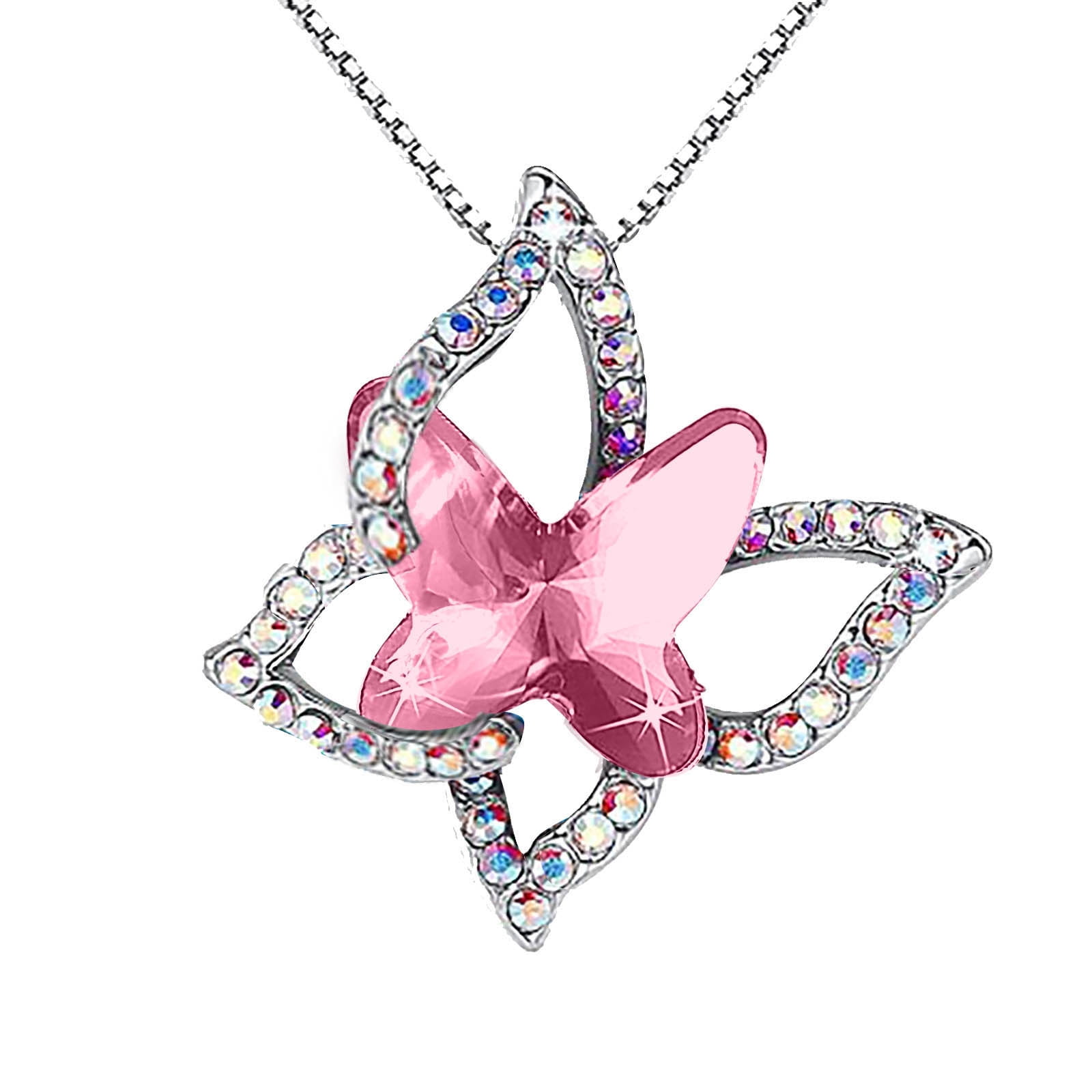 Xihbxyly Clearance Savings Ladies Crystal Necklace Multicolor