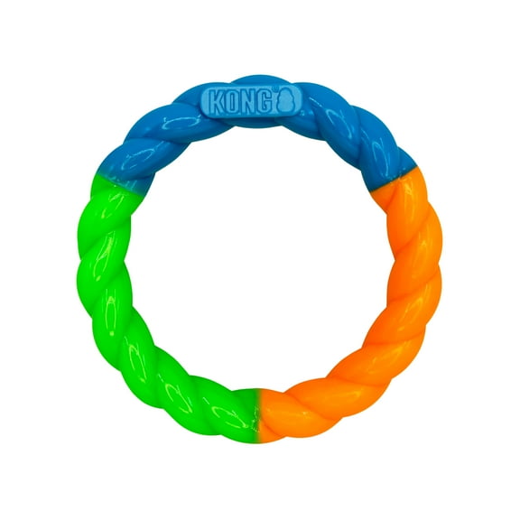 KONG® Twistz High-Viz Ring Dog Toy, Small