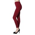 thumbnail image 4 of Bravo! Womens Leggings High Waisted Soft Black Leggings Yoga Pants for Workout 2 pc Red and Olive, 4 of 4