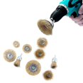 thumbnail image 4 of Wires Wheel, 9Pcs Stable Working Wide Application Drill Wire Brush  for Metal, 4 of 8