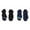 K-Navy 1PCS & Noir 1PCS, variante sur (Lot de 2) Kcodviy Gants d'Hiver pour Filles Gants pour Tout-Petits Neige Garçons Ski Neige Tout-Petit Mittens pour Garçons 4 Mittens Gants Mittens Tout-Petit Gants en Molleton Enfants Bébé Imperméables Gants à Cordon pour Enfants