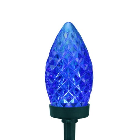 set of 50 blue led faceted c9 christmas lights on spool set of 50 blue led faceted c9 christmas lights on spool