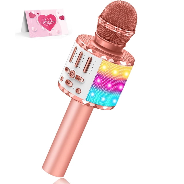 Micrófono Karaoke MicQutr Inalámbrico Bluetooth para Niños