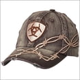 thumbnail image 2 of Men's Ariat Barbed Wire Cap by MF 1509802, 2 of 2