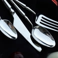 thumbnail image 4 of Stainless Steel Dinner Forks Set - Mirror Polished Food Serving Forks for Kitchen and Dining Use, 4 of 6