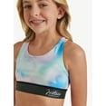 thumbnail image 5 of Justice Strappy Back Sports Bra for Girls with Butterfly Print, Sizes XS-XL, 5 of 6