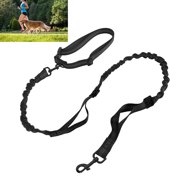 Dog Leash, Strong Shock Absorbing Bungee Dog Leash Heavy Duty Dog Leash Bungee Dog Leash Elastic Dog Leash Rope with 2 Padded Handles for Large Dogs Walking Training