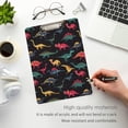 thumbnail image 2 of FMSHPON Dinosaurs Clipboard Hardboard Wood Nursing Clip Board and Pull for Standard A4 Letter 13x9 inches, 2 of 2