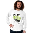 thumbnail image 3 of Play Time Video Game Gaming Nerd Men's Big & Tall Long Sleeve Graphic Tee Brisco Brands 2X, 3 of 5