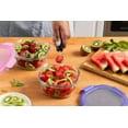 thumbnail image 4 of Ello Color Lock 3.4 Cup 2pk Round Glass Meal Prep Containers, 4 of 4