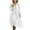 White, variant on Njoeus Women Cotton Linen Long Shirt Dress Causal Button Up Rolled-Up Sleeve Loose Tunic Dresses S-4XL