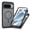 Black, variant on ShellTech Magnetic Case for Google Pixel 10 /10 Pro,Shockproof TPU+PC Case Built-in Screen Protector Compatible with Mag Safe Full Body Protection Matte Translucent Back Cover,Blue