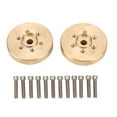thumbnail image 1 of Sailing Buje hexagonal de rueda de latón dorado de 12mm para coche 1/10 Axial SCX10 RC (1 par), 1 of 15
