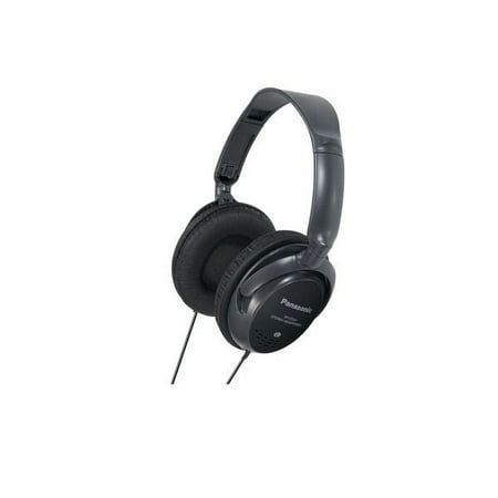 Panasonic RPHT225 Black Lightweight Monitor Stereo Sound Wired Over Ear Headphones