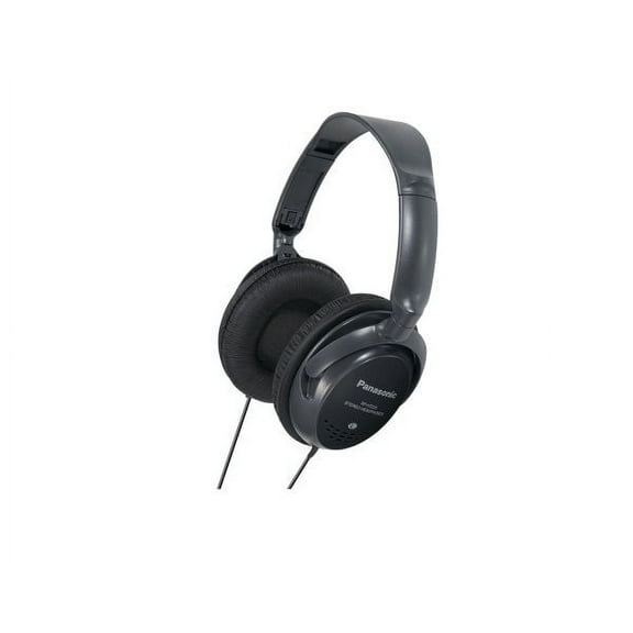 Panasonic RPHT225 Black Lightweight Monitor Stereo Sound Wired Over Ear Headphones