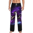 thumbnail image 2 of Lsque Geometry Dash Print Men's Pajama Pants, Lounge Pant - Comfortable Home Wear,Elastic Waistband, Stylish Design-X-Large, 2 of 9
