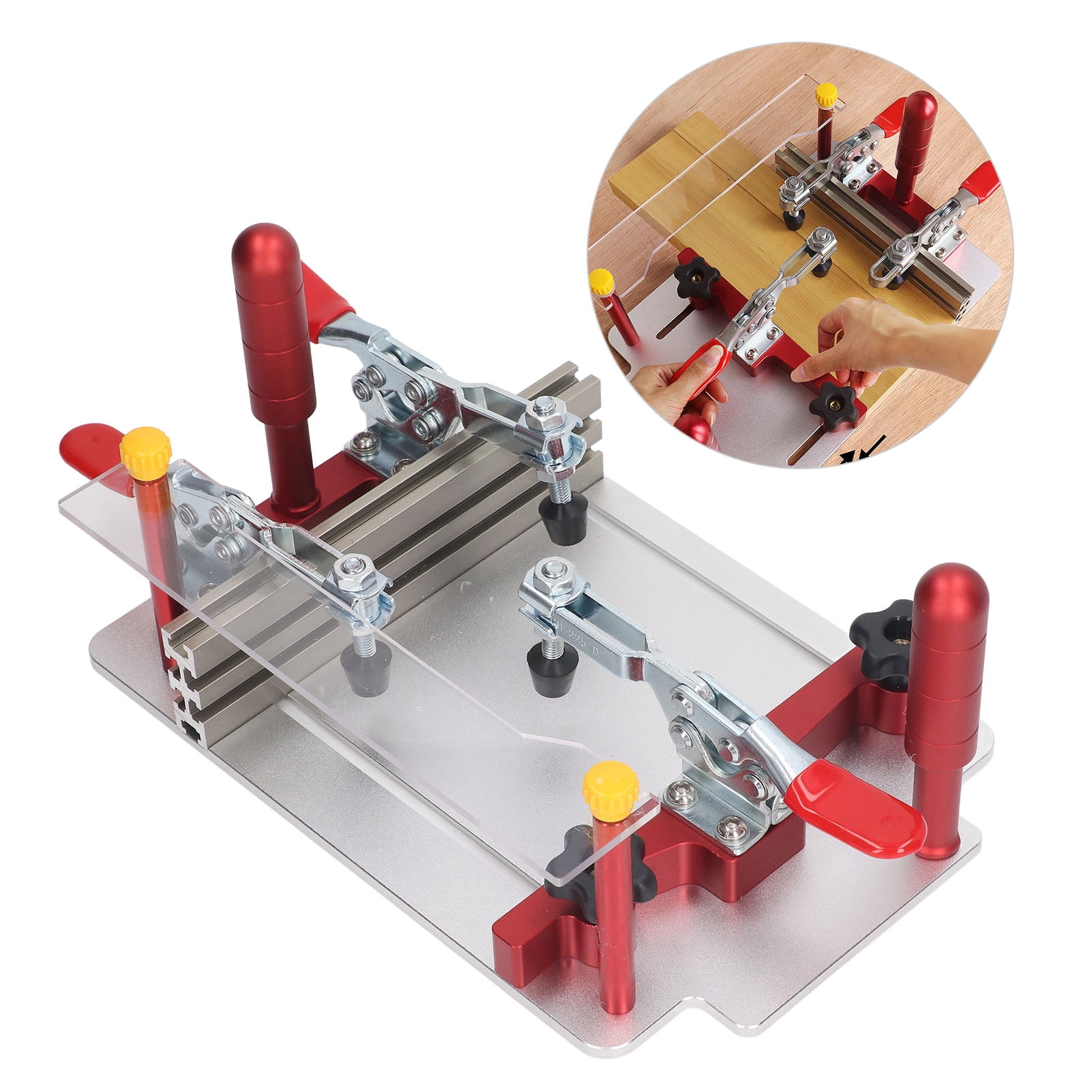 Router Table Coping Sled, Aluminum Alloy Easy Installation Wide Application 144.5mm Maximum