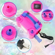 Electric Air Balloon Pump, Portable Dual Nozzle Electric Balloon Inflator for Party Wedding Decoration, 110V 600W Balloon Blower Pump Inflation
