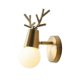 thumbnail image 1 of Copper Wall Lamp G9 Bedroom Wall Lamp Gold Antler Wall Lamp Living Room Lamp Bedroom Bedside Lamp Stair Lamp, 1 of 4