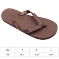 thumbnail image 4 of Sandalias Planas Qarigey 1 par Punta Abierta Mujer Calzado Marrón S M L, 4 of 6