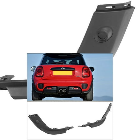 Rear Lip Pro Style Mini Cooper Hardtop F56 14 15 16 F57 Conv. 2016 2017 2018 2019 (for Model w/ JCW rear bumper only) (fit with or without (Best Pro Style Gas Range 2019)