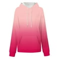 thumbnail image 3 of Giftesty Hoodies for Women Plus Size Gradient Printed Loose Comfy Trendy Pullover Hooded Sweatshirts with Pockets Long Sleeve in Fall and Winter Fashion, 3 of 4