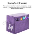 thumbnail image 3 of Sewing Machine Cover with Pockets Sewing Machine Cover with Storage Pockets Wear Resistant Scratch-proof Side Handle Design Sewing Machine Dust Cover, 3 of 8