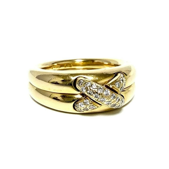 Pre-Owned Chaumet Judeurian diamond ring in 18k yellow gold (Good)