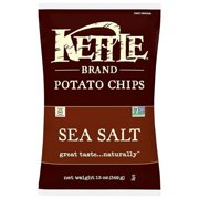 Kettle Brand Foods Sea Salt Potato Chips, 13 oz Party Size(Packaging May Vary)