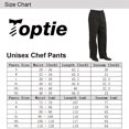thumbnail image 6 of TOPTIE Classic Baggy White Chef Pants with Drawstring Waist Restaurant Work Uniform, 6 of 6