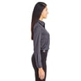 thumbnail image 3 of Devon & Jones DG535W Women's CrownLux Performance Tonal Mini Check Woven Dress Shirt-Carbon-2XL, 3 of 3