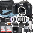 thumbnail image 1 of Cámara DSLR Canon EOS 90D solo cuerpo 32.5MP con Tarjeta SanDisk de 32GB Estuche Teleobjetivo Trípode Paquete de accesorios ZeeTech, 1 of 9