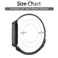 thumbnail image 6 of for Fitbit Inspire 3 Bands Women Men, Stainless Steel Metal Mesh Loop Adjustable Magnetic Wristband Replacement Straps Compatible with Fitbit Inspire 3 Fitness Tracker, 6 of 6