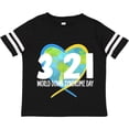 thumbnail image 3 of Inktastic 3 21 World Down Syndrome Day with Heart Shaped Earth Boys or Girls Toddler T-Shirt, 3 of 5