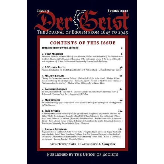 Der Geist Issue 3 (Paperback)