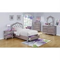 thumbnail image 3 of Caroline Metallic Lilac Full Storage Bed, 3 of 3