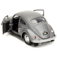 thumbnail image 3 of 1/32 Punch Buggy Series Diecast Model 1959 Volkswagen Beetle in Classic Black and White with Boxing Gloves Accessory by Jada, 3 of 5