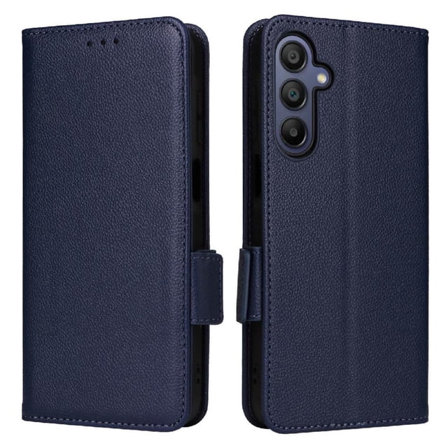 Wallet Case for Samsung Galaxy A16 Flip Cover with Card Slots & Kickstand Blue